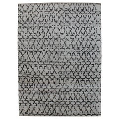 Tapis Sari Lights en soie anthracite, Odegard