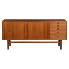 Vintage "Oden" Teak Scandinavian Modern Sideboard by Nils Jonsson for Hugo Troeds Sweden