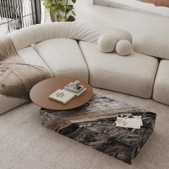 Odense - Marble Coffee Table - Grey Galaxy