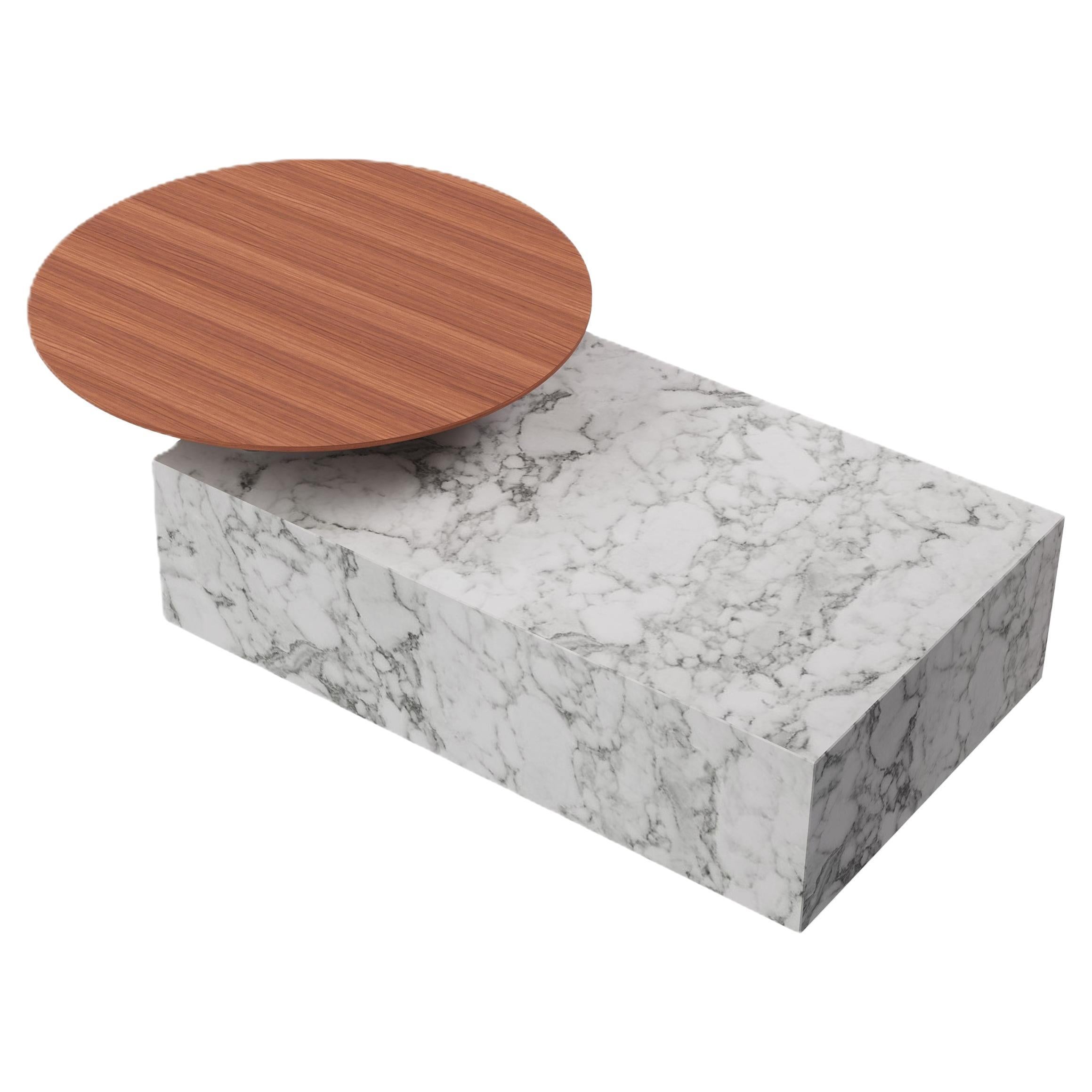 Odense - Marble Coffee Table - White Carrara