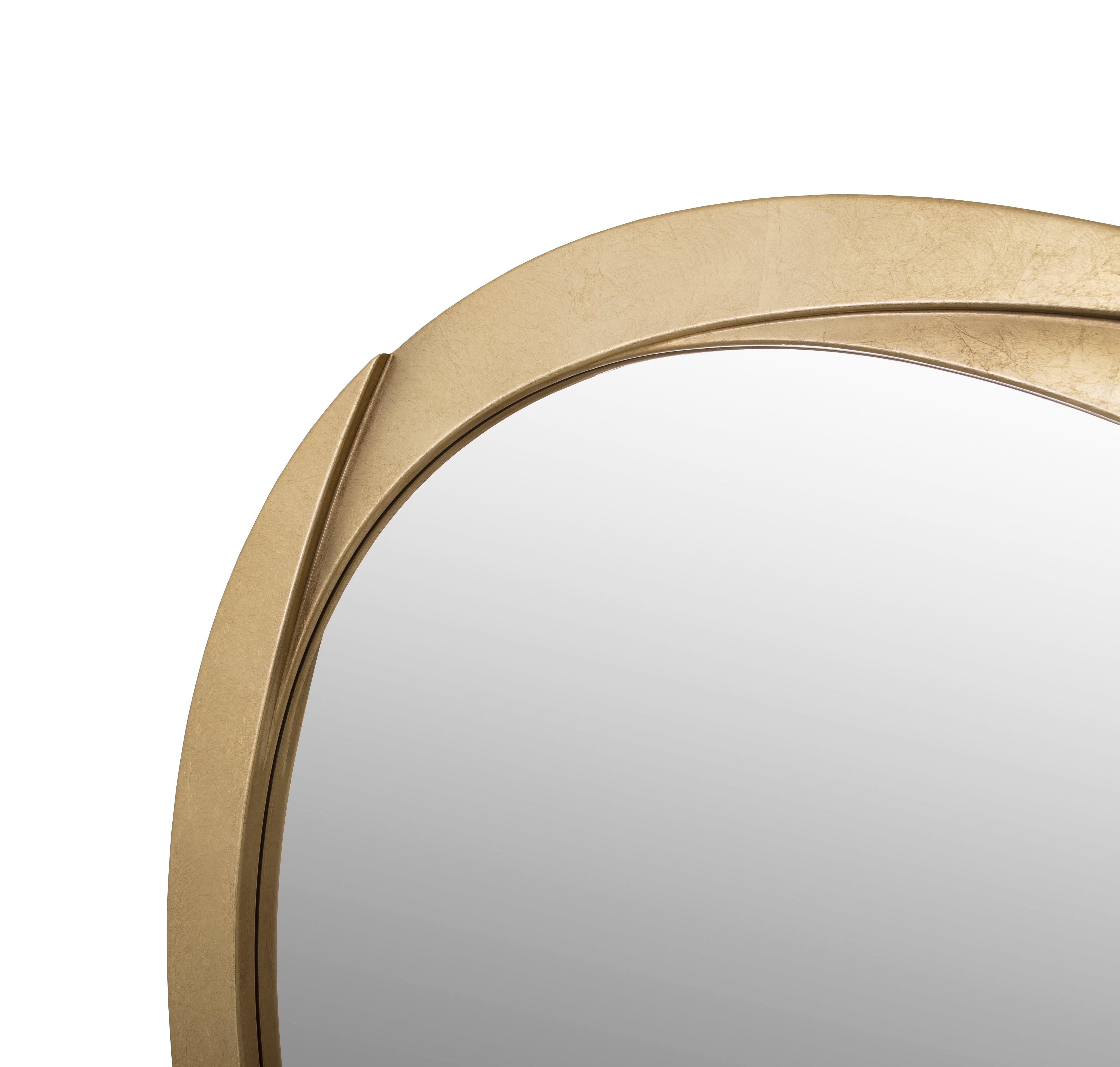 Odeon Gold Modern Wall Mirror (Portugiesisch) im Angebot