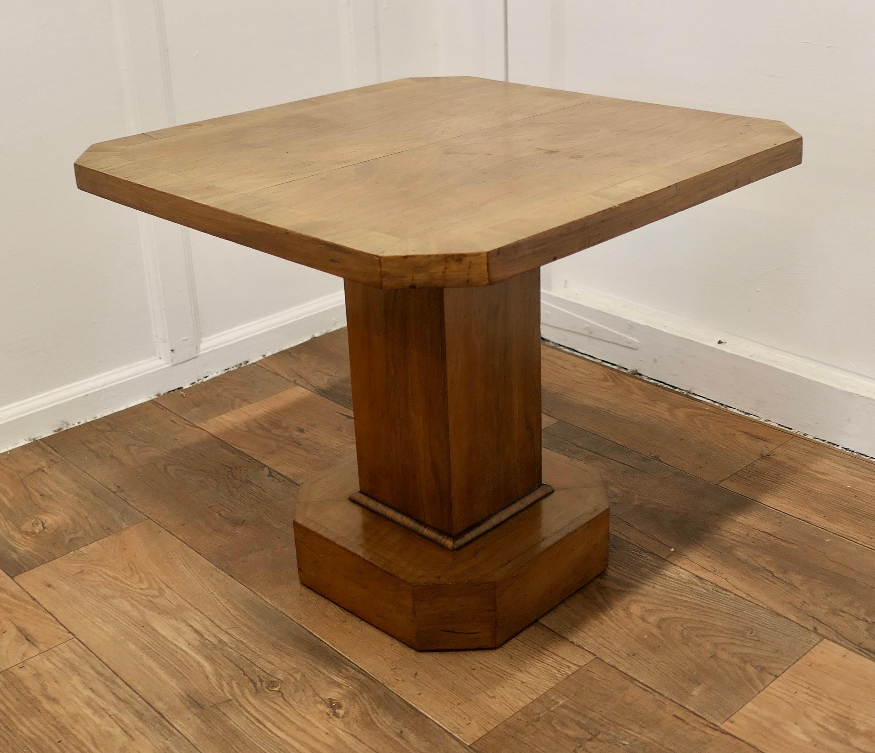 Odeon Style Art Deco Maple Coffee Table For Sale 7