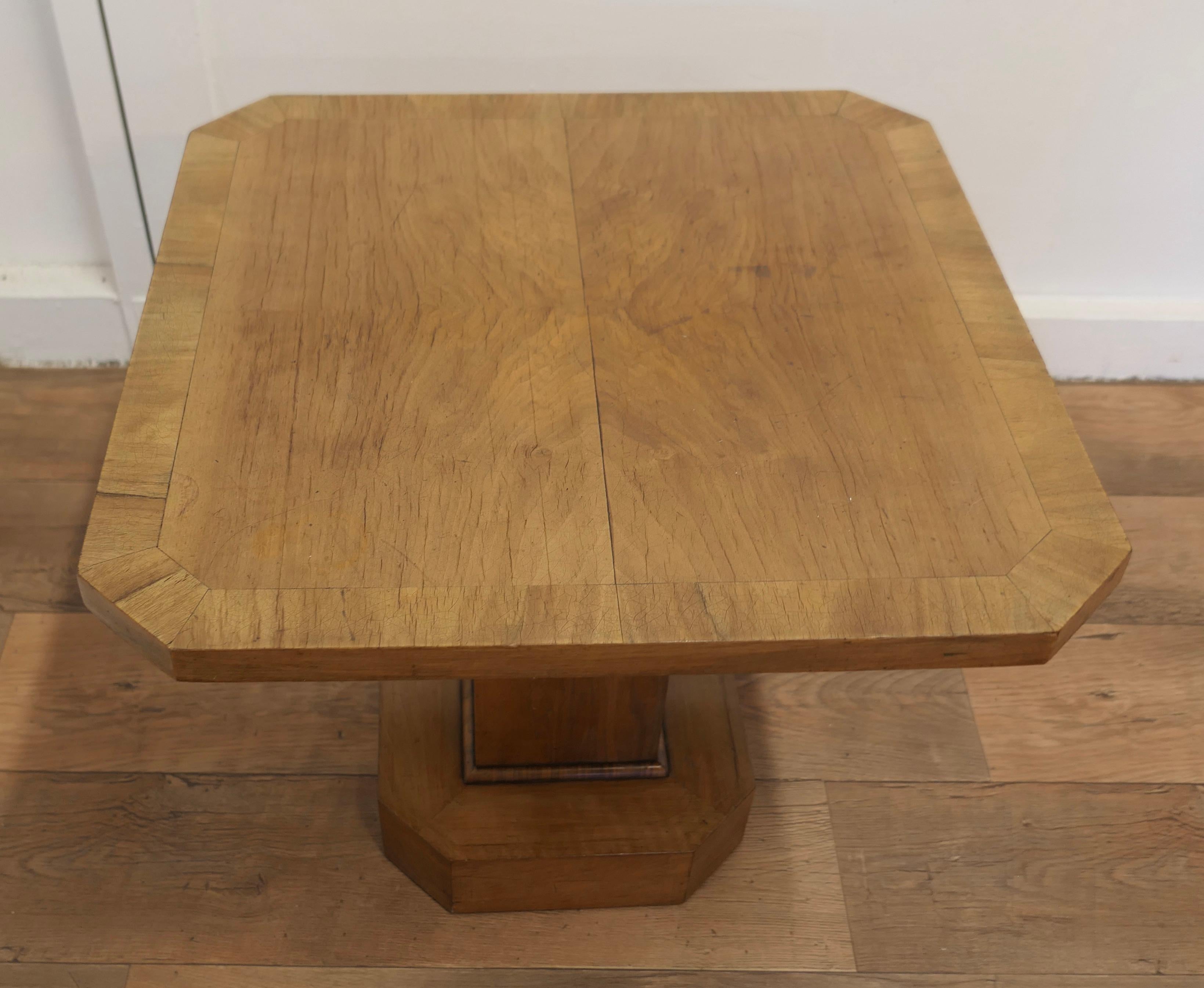 Odeon Style Art Deco Maple Coffee Table For Sale 5
