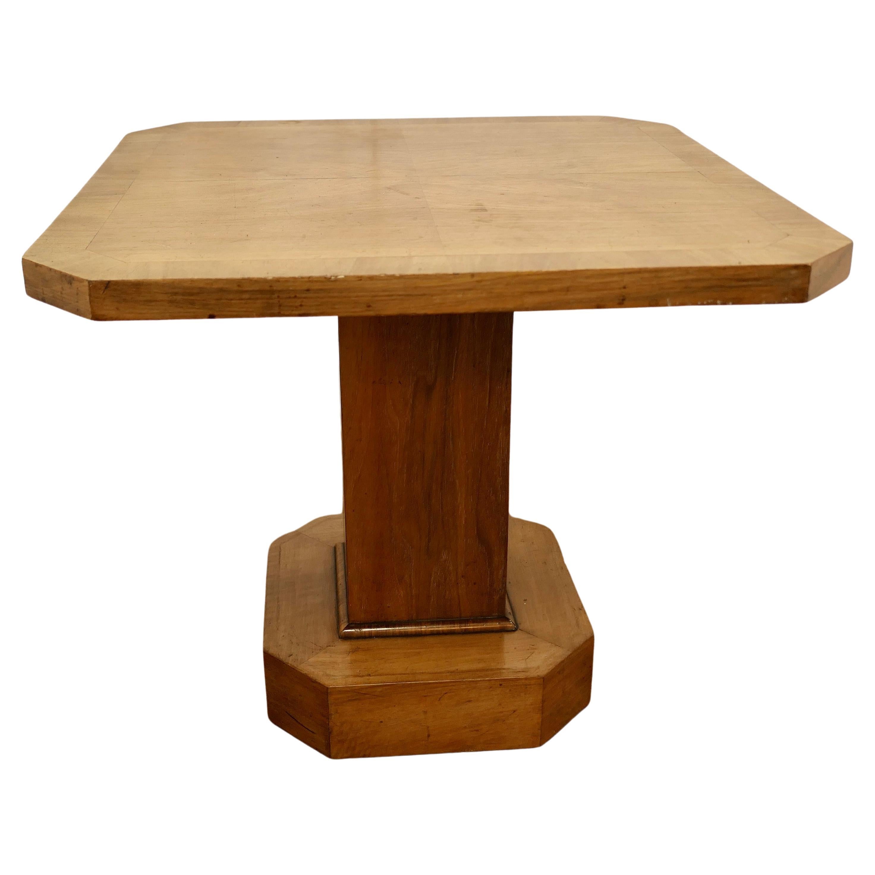Odeon Style Art Deco Maple Coffee Table For Sale