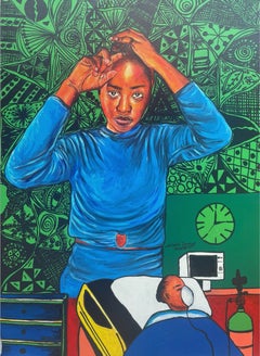 Cama más cara - Siglo XXI, Contemporáneo, Figurativo, Retrato, Hospital