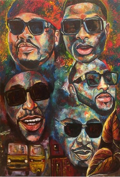 Leyendas Urbanas -Siglo XXI, Contemporáneo, Figurativo, Hombres, Entretenimiento, Música