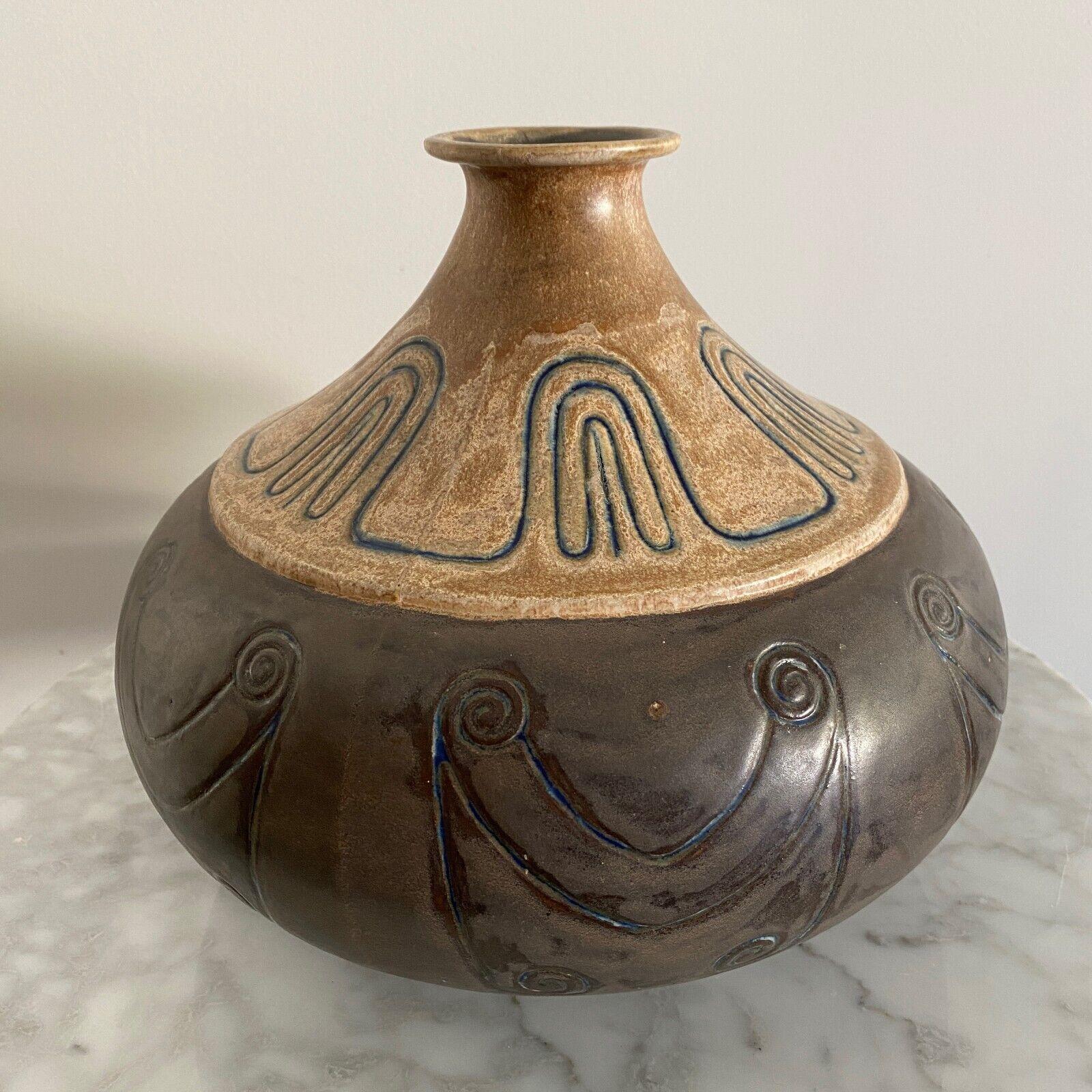 Vaso in gres ODETTA Quimper di Louis Garin (1888-1959) in vendita 7