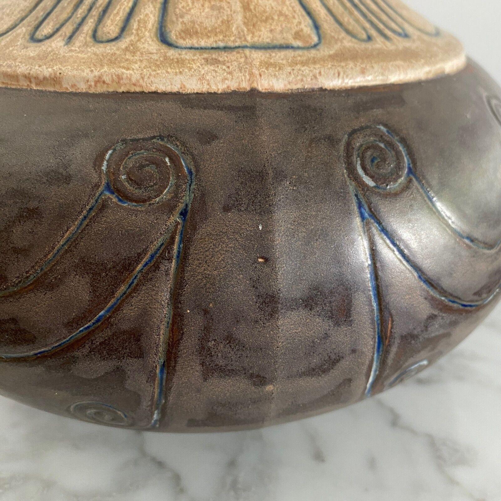 Vaso in gres ODETTA Quimper di Louis Garin (1888-1959) in vendita 8