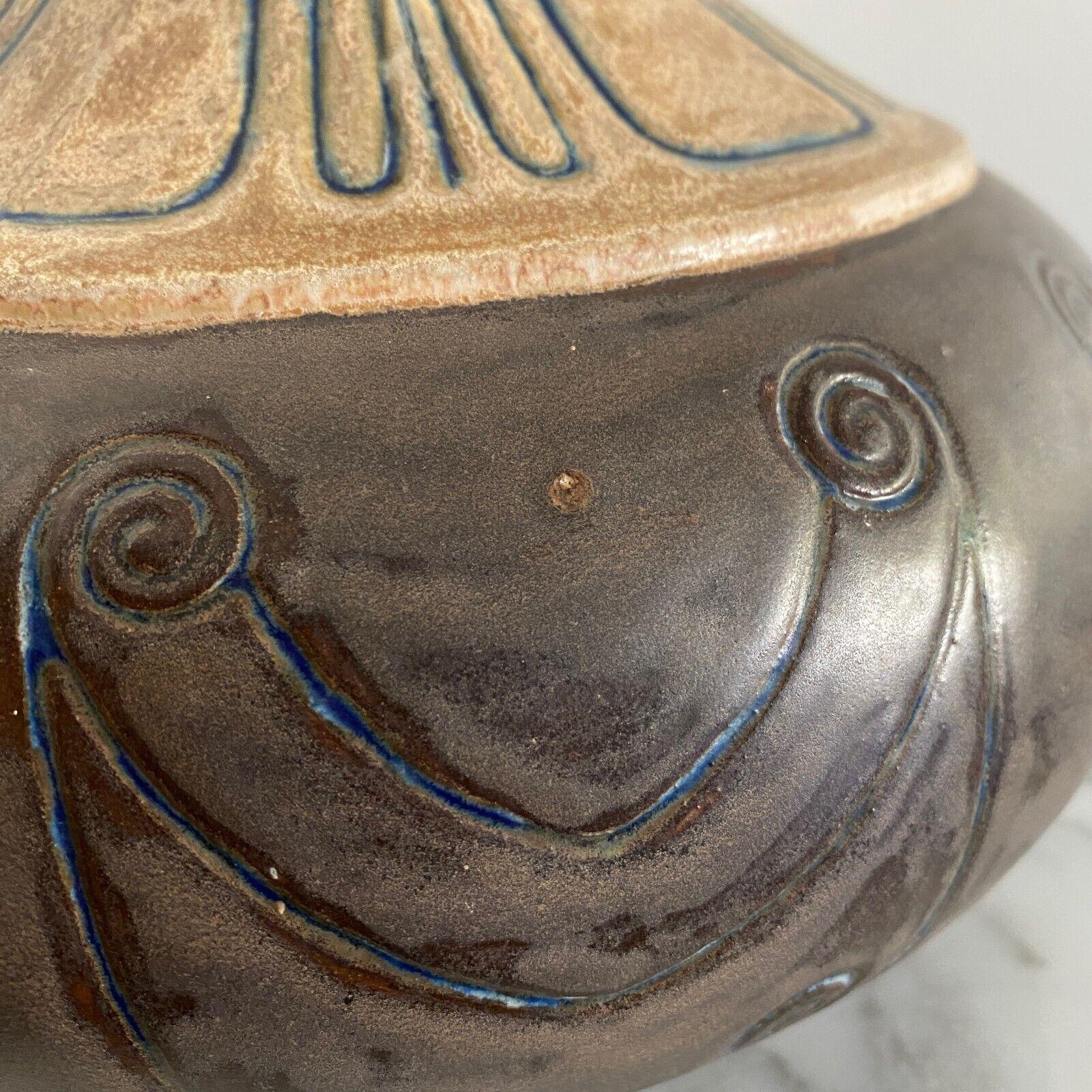 XX secolo Vaso in gres ODETTA Quimper di Louis Garin (1888-1959) in vendita