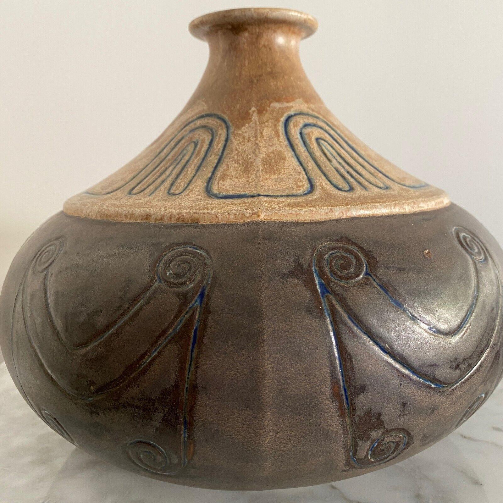 Vaso in gres ODETTA Quimper di Louis Garin (1888-1959) in vendita 2