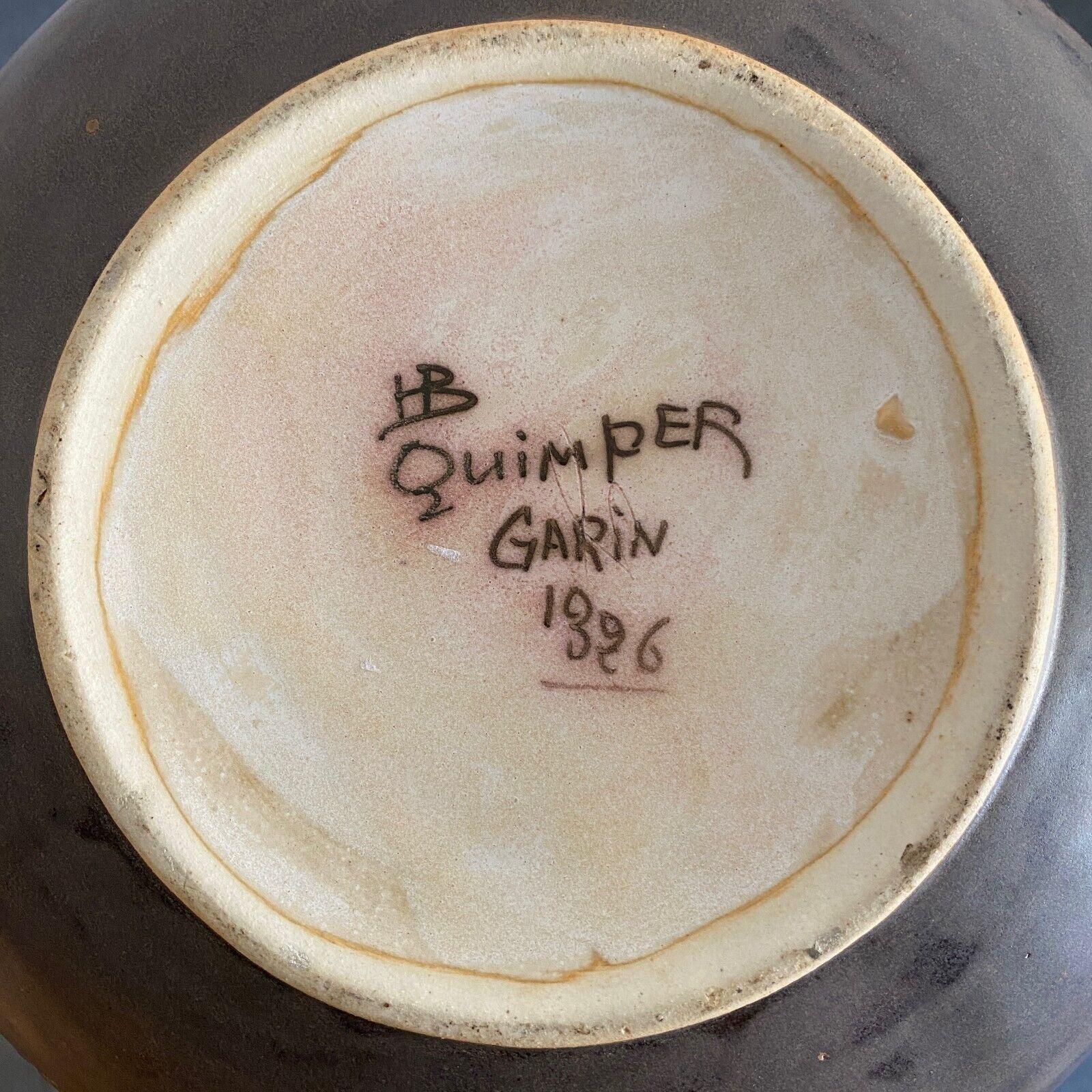 Vaso in gres ODETTA Quimper di Louis Garin (1888-1959) in vendita 4