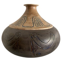 Vase en grès Odetta Quimper de Louis Garin (1888-1959)