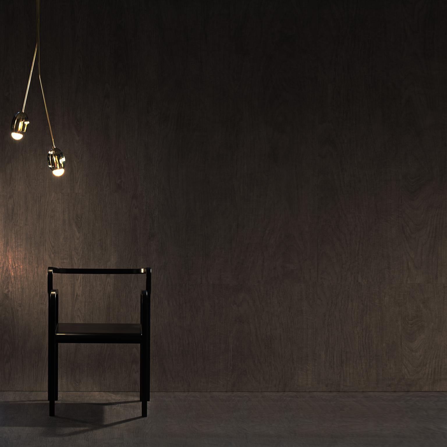 XXIe siècle et contemporain Chaise Odette en chêne noir par Fred&Juul en vente