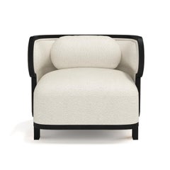 Odette Black Oak Club Chair by Fred and Juul