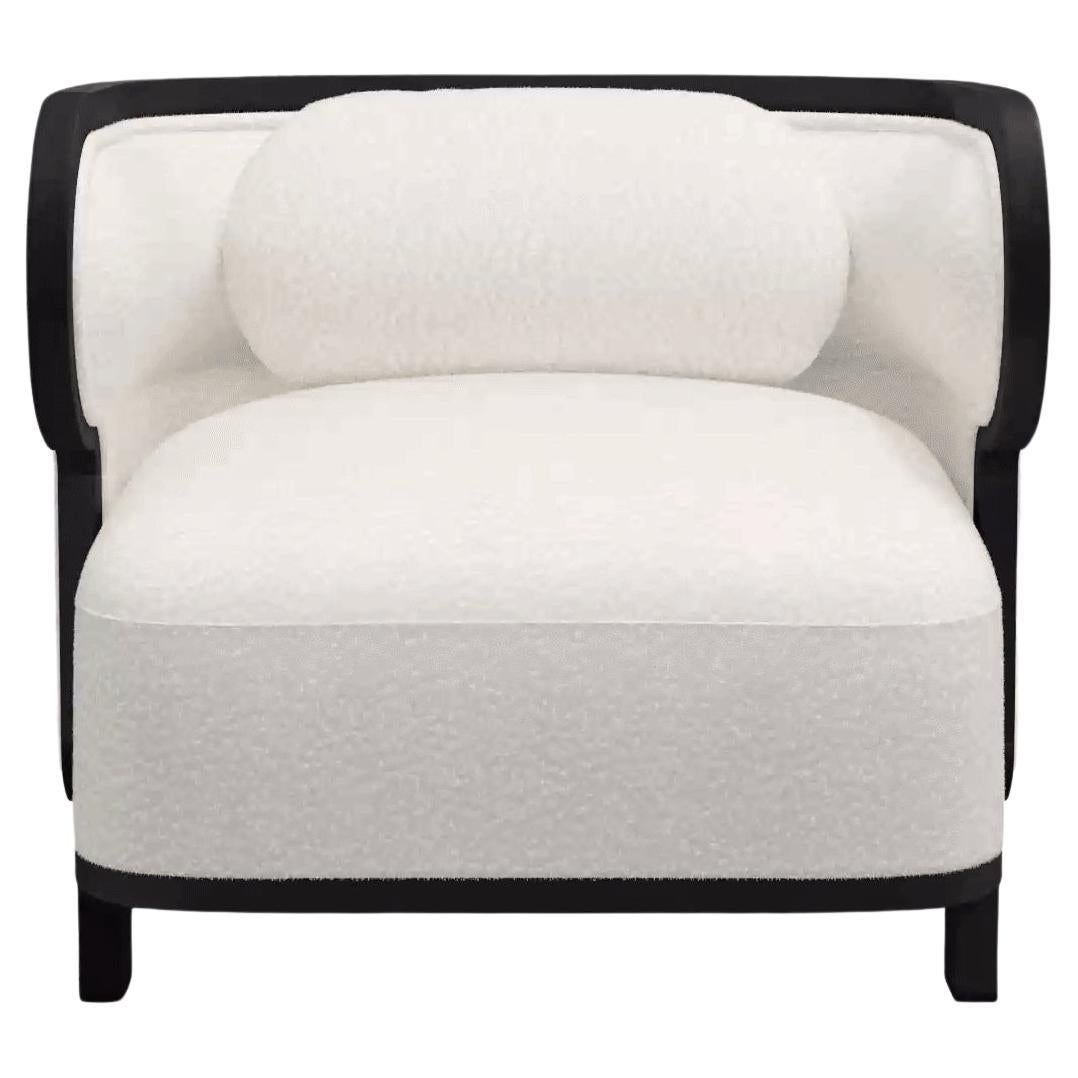 Odette Black Oak Club Chair by Fred and Juul For Sale