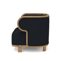 Odette Oak Club Chair by Fred and Juul