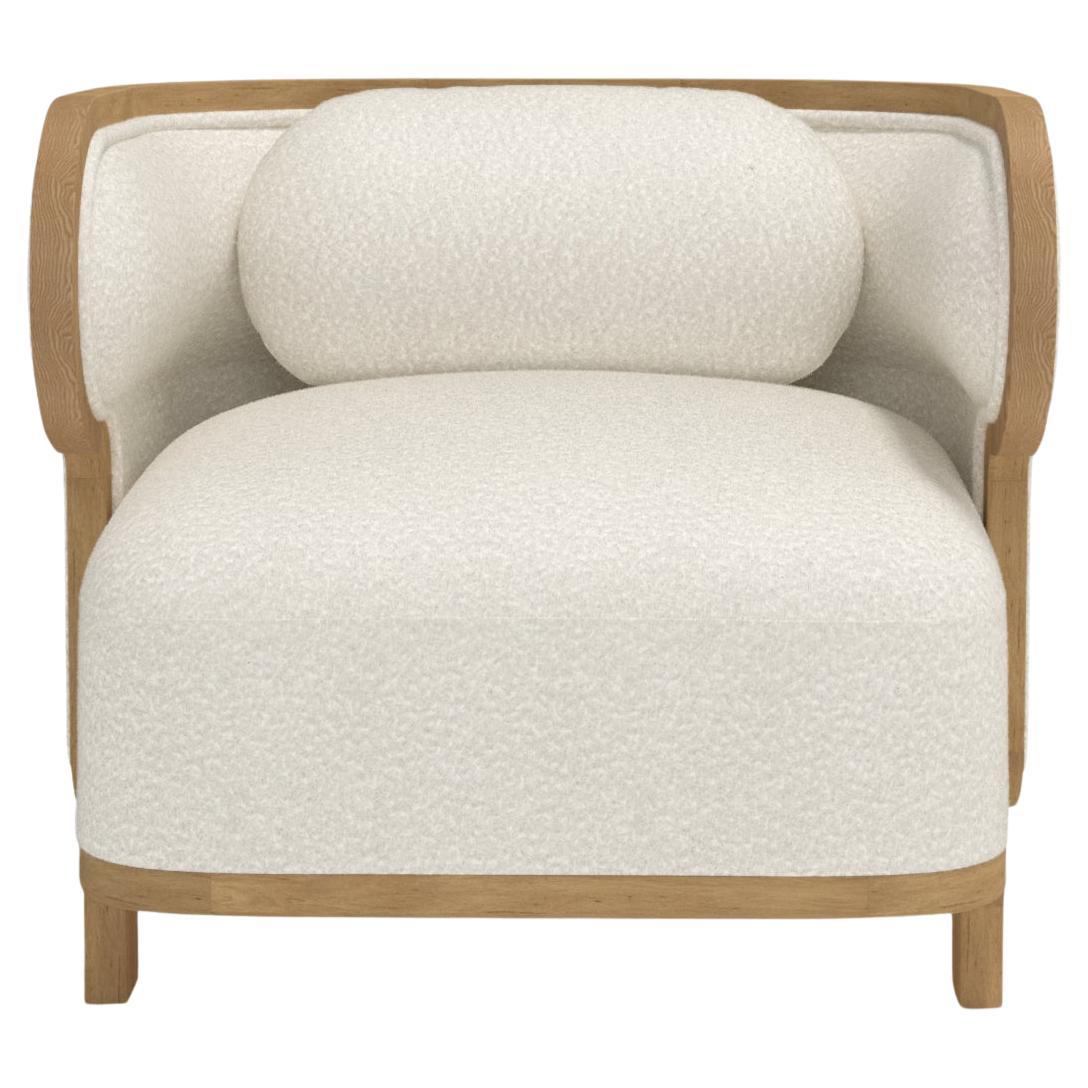 Odette Oak Club Chair by Fred and Juul For Sale