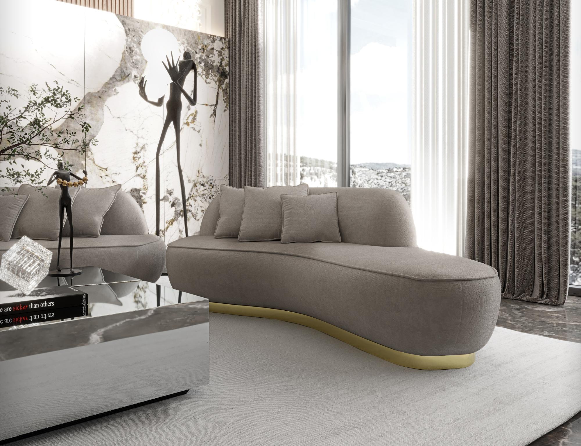 Odette-Sofa – hand poliertes, gehämmertes, gehämmertes Messingholz und Polsterung – Boca do Lobo im Angebot 3