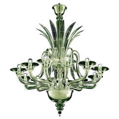 Odile 5307 12 Chandelier in Glass, by Barovier&Toso