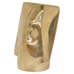 Odile de Frayssinet Pequeña escultura abstracta de bronce, firmada y numerada