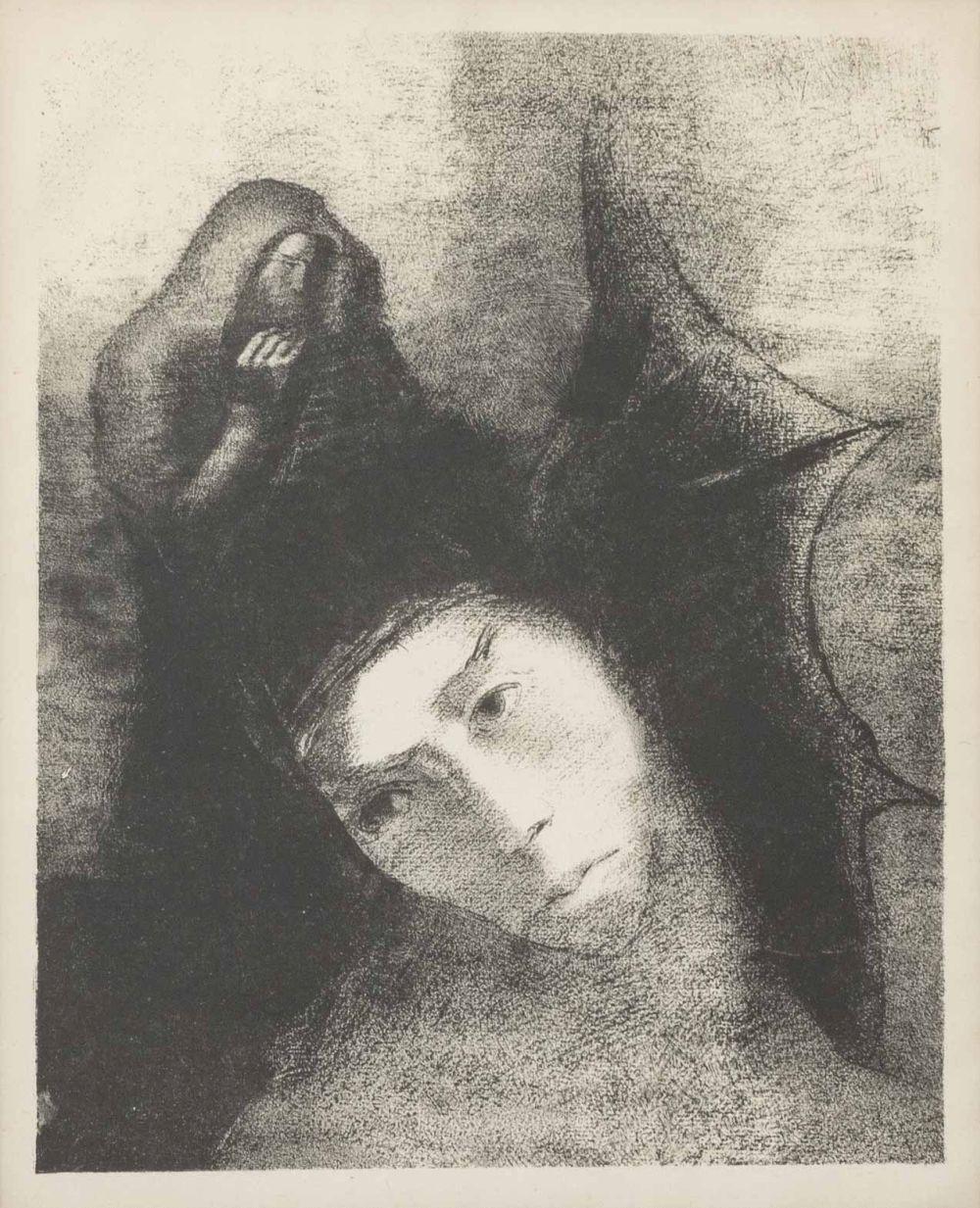 Antoine: Quel Est Le But de Tout Cela?... - Print by Odilon Redon