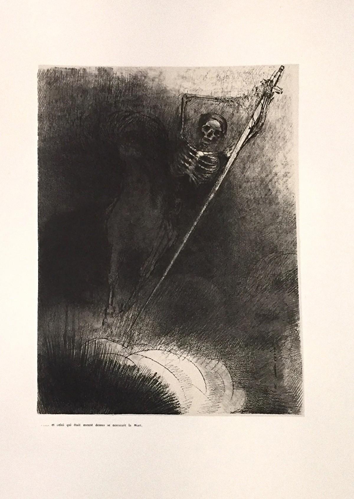 Apocalypse de Saint Jean - Lithographies sur Chine collé par Odilon Redon - 1899