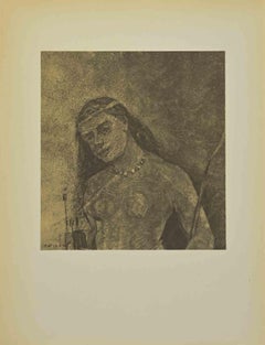 Figure - after Odilon Redon - 1923
