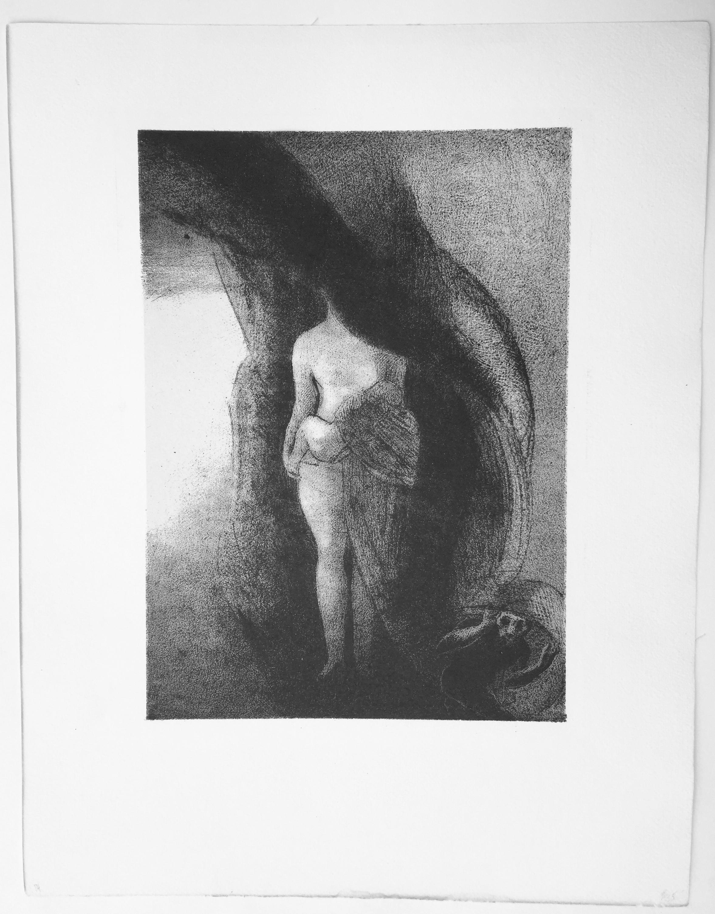 I Am Still the Great Isis... Je Suis Toujours.... - Symbolist Print by Odilon Redon