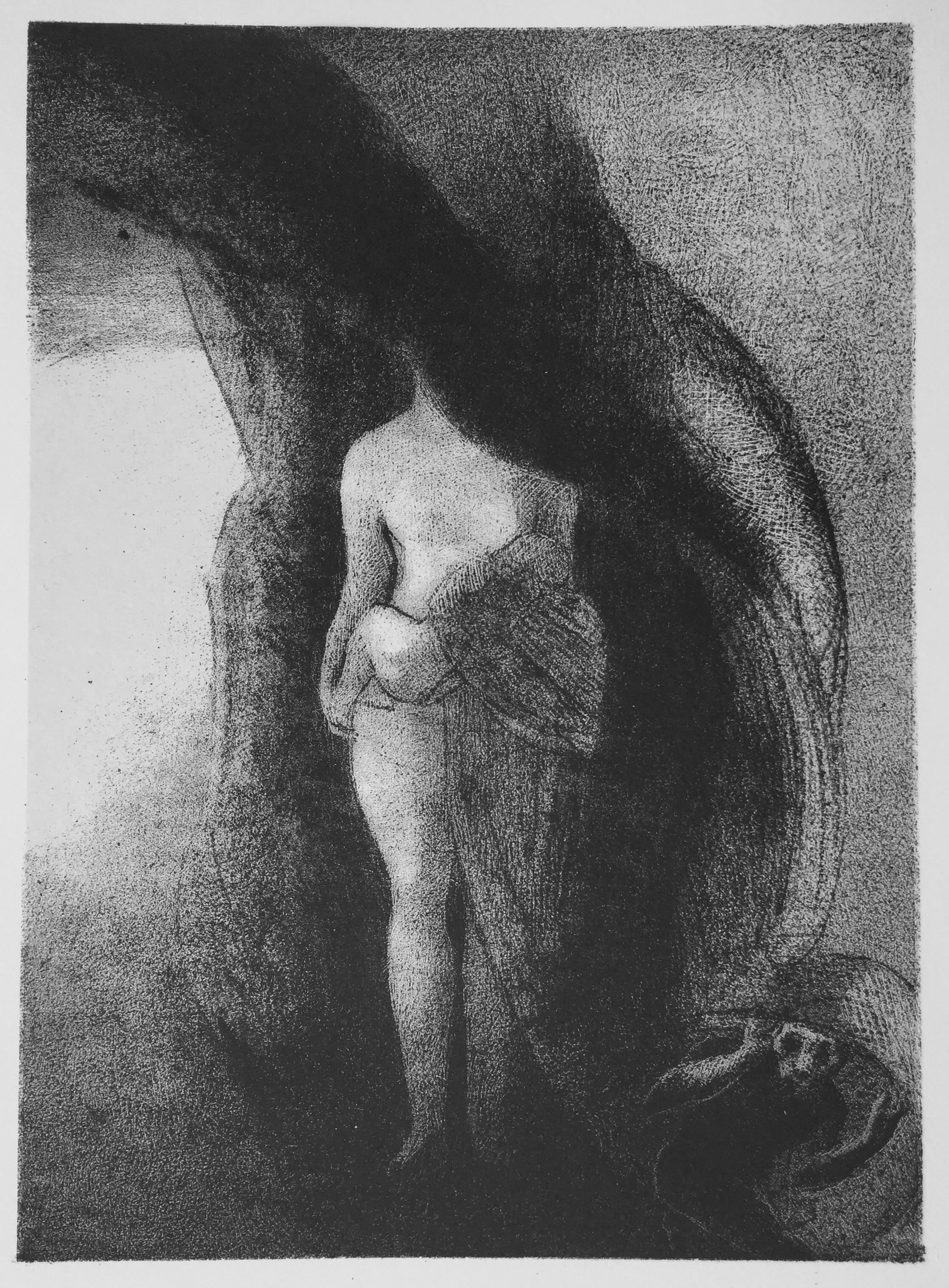 Odilon Redon Figurative Print - I Am Still the Great Isis... Je Suis Toujours....