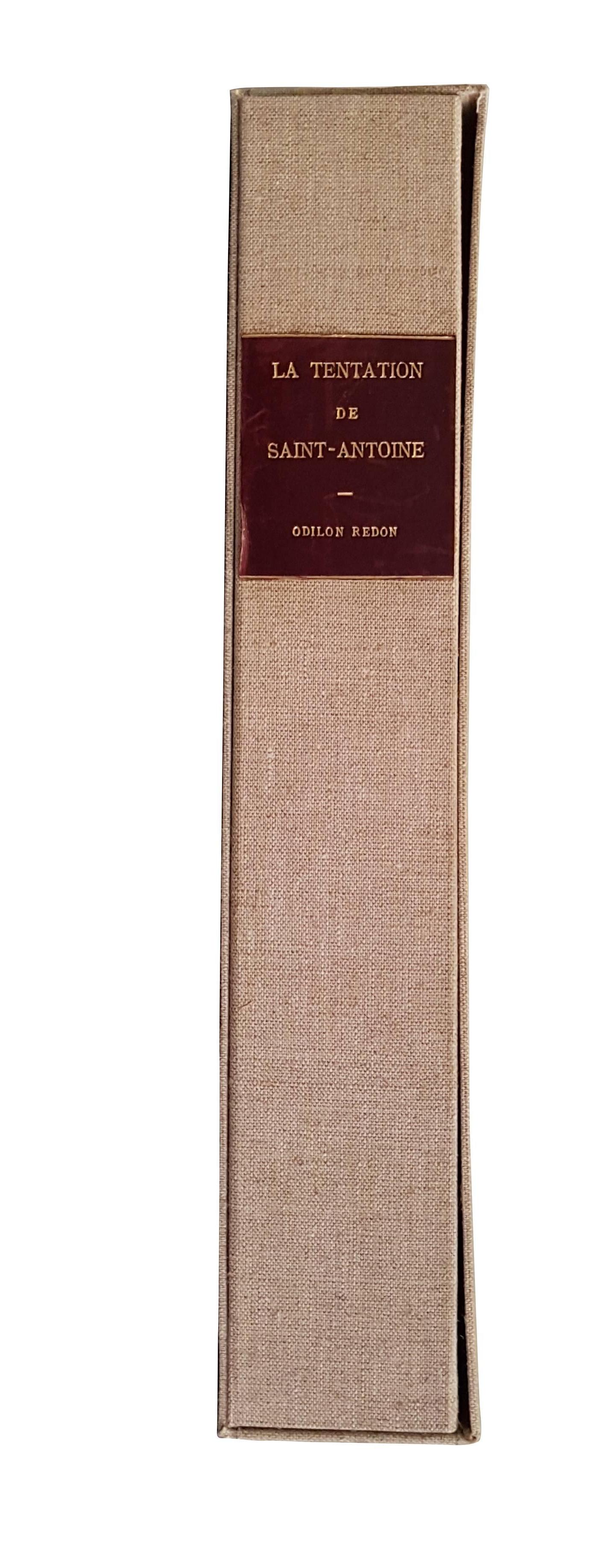 La Tentation de Saint Antoine, Gustave Flaubert's illustrated book by O. Redon - Modern Print by Odilon Redon