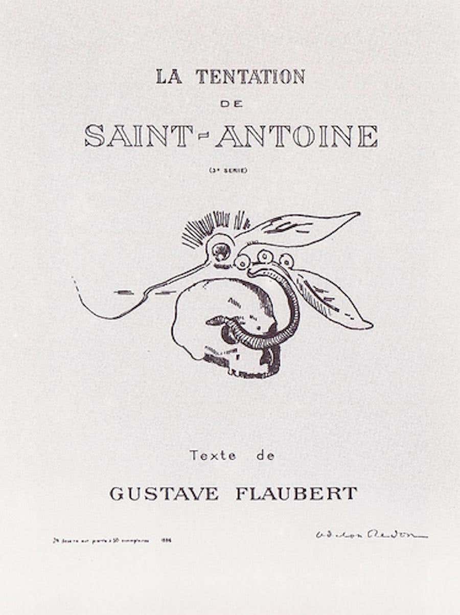 La Tentation de Saint Antoine, Lithographs by O. Redon - 1896