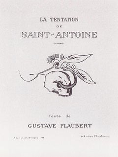 La Tentation de Saint Antoine, Original Lithographs by O. Redon - 1896