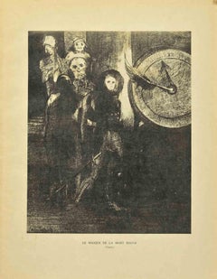 Le Masque de la Mort Rouge - Lithograph after Odilon Redon - 1923