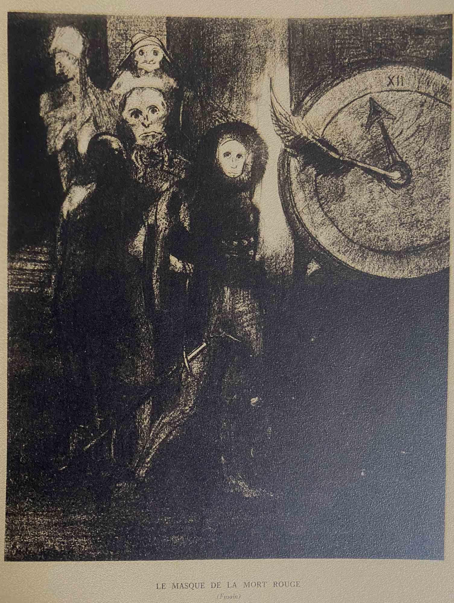 Le Masque De La Mort Rouge - Fototipo según Odilon Redon - 1923