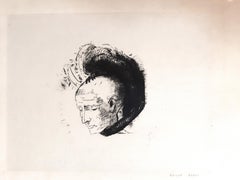 Le Mouvement Idaliste en Peinture – Original Lithographie von O. Redon, 1896