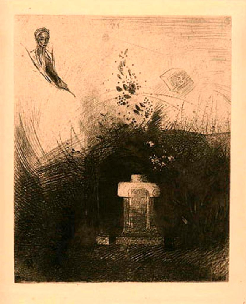 Les Fleurs du Mal is an original modern rare book engraved by Odilon Redon (Bordeaux, 1840 - Paris, France) and written by various authors in 1923.

Published by Henry Fleury, Paris.

Original Second Edition.

One hundred numbered copies 

Format: