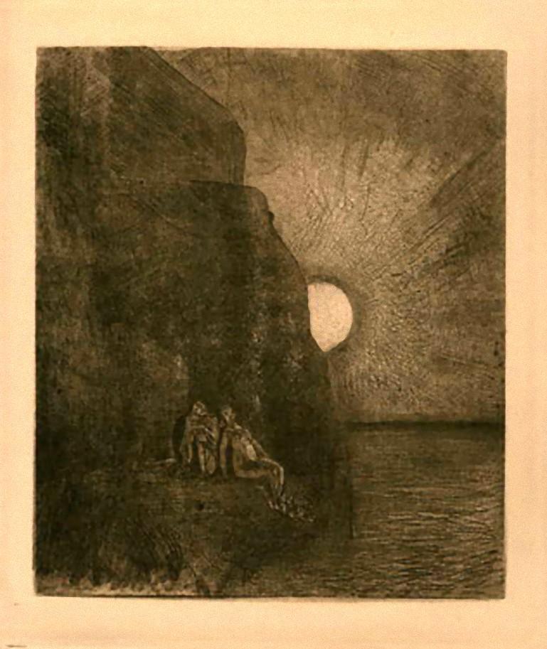 Les Fleurs du Mal - Rare Book Illustrated after Odilon Redon - 1923 4