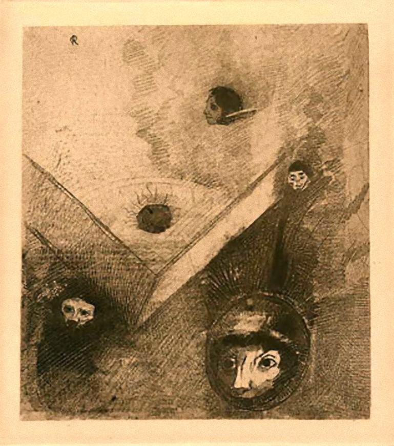 Les Fleurs du Mal - Rare Book Illustrated after Odilon Redon - 1923 5