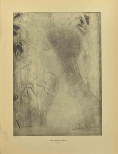 Les Pavots Noirs - Phototype after Odilon Redon - 1923