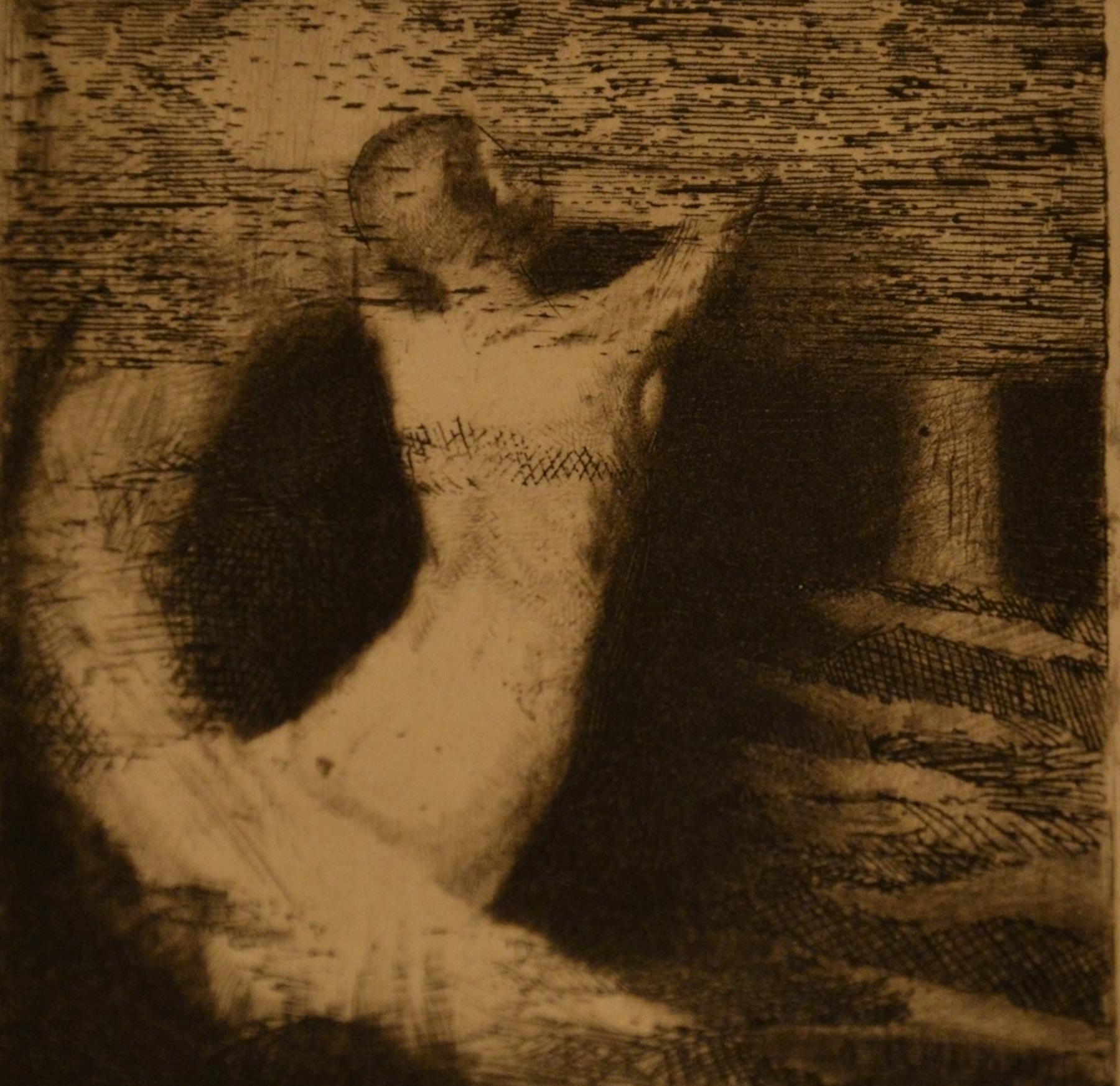 Passage d'une Ameisen  (Symbolismus), Print, von Odilon Redon
