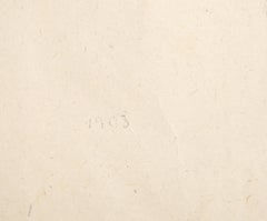 Lithographie impressionniste d'Odilon Redon