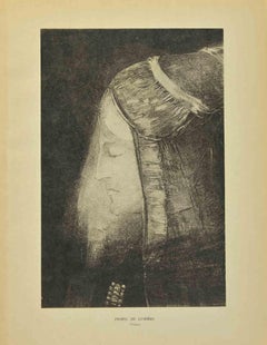 Profil de Lumière - Lithograph after Odilon Redon - 1923