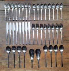 Odin Pattern Stainless Steel Flatware Set by Jens Quistgaard for Dansk, Germany