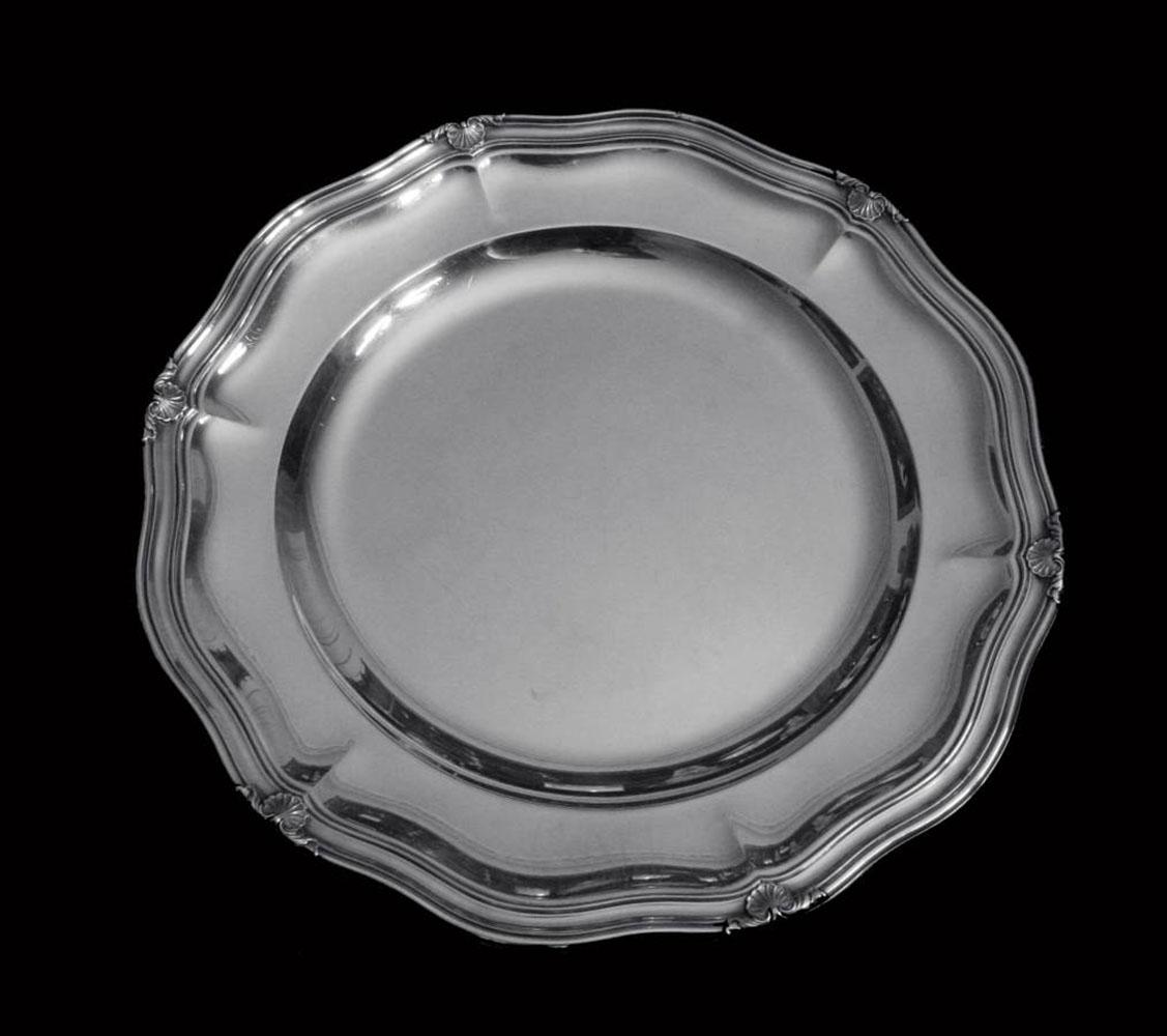 Odiot - 10 Antique French 950 Sterling Silver Serving Platters Museum Quality ! For Sale 6