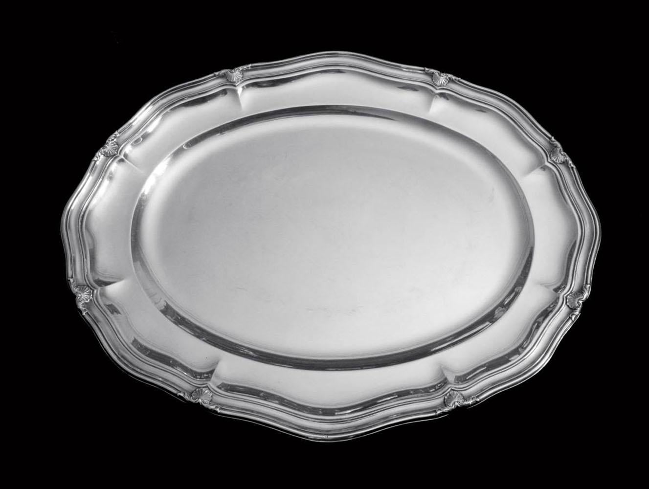Odiot - 10 Antique French 950 Sterling Silver Serving Platters Museum Quality ! For Sale 2