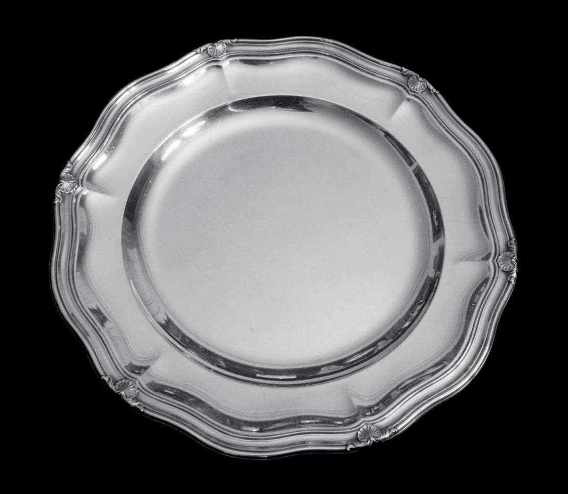 Odiot - 10 Antique French 950 Sterling Silver Serving Platters Museum Quality ! For Sale 3