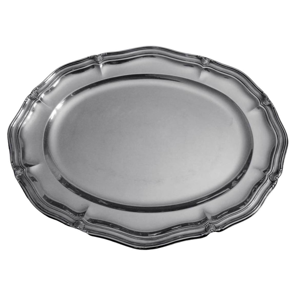 Odiot - 10 Antique French 950 Sterling Silver Serving Platters Museum Quality ! For Sale