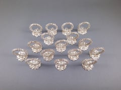 Odiot - 18 Place Card Or Menu Holders In Sterling Silver