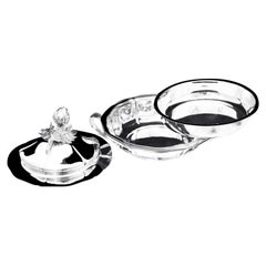 Odiot - 3 Teile. Französisch 19. Jahrhundert 950 Sterling  Gemüseservierer – MINT!
