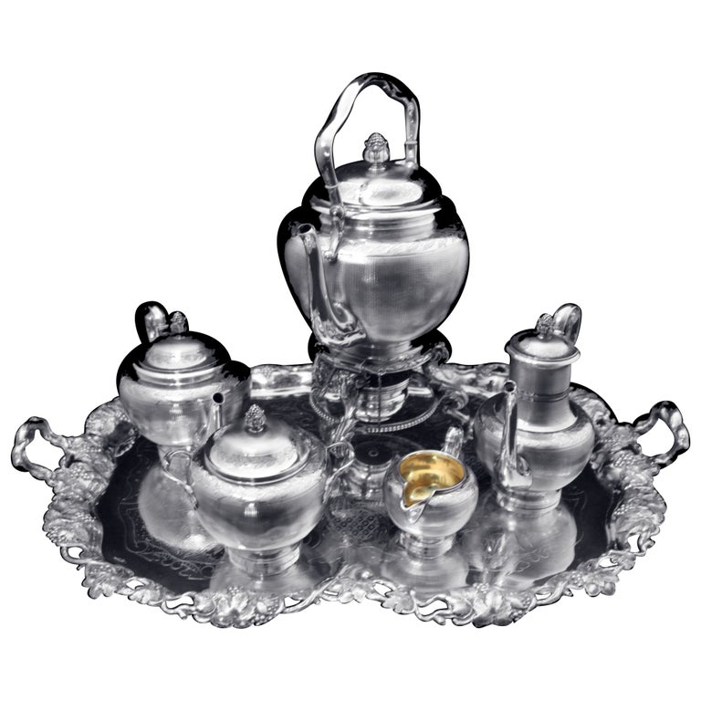 Antique Silver Tea Set 1,302 For Sale on 1stDibs silver tea